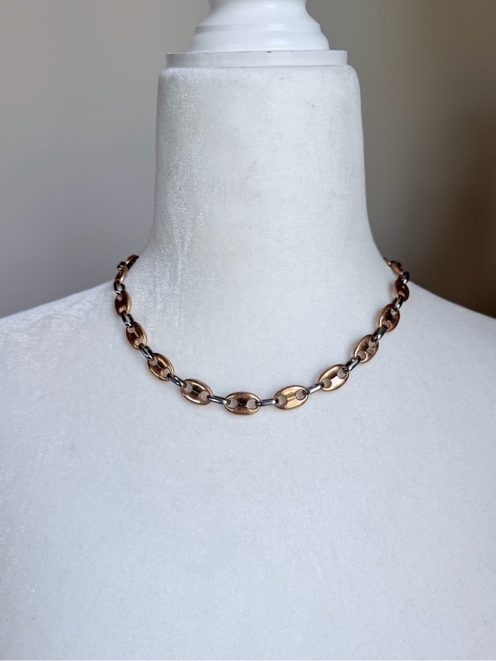 Gold & Silver Mixed Metal Chain Layering Necklace